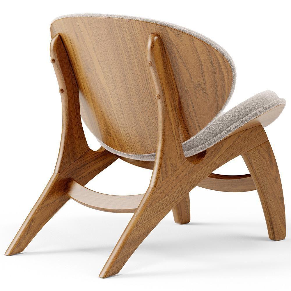 Kit 4 Poltronas Decorativa Orgânica Sala Living Kadosh L02 Bouclê Creme - 4