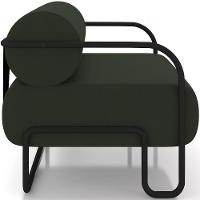 Kit 02 Poltronas Decorativa Pés Industrial Moscou K01 Veludo Verde - 2