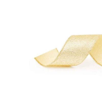 Fita Glitter Ouro 6,3cm X9,14 M Com 1 Unidade