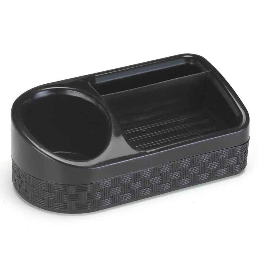 Porta Detergente Rattan Preto C/base Nitron - 1