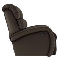 Poltrona Do Papai Reclinável Napoli Manual Gatilho Pu Marrom Fh1 - D\'rossi - 2