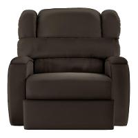 Poltrona Do Papai Reclinável Napoli Manual Gatilho Pu Marrom Fh1 - D\'rossi - 3
