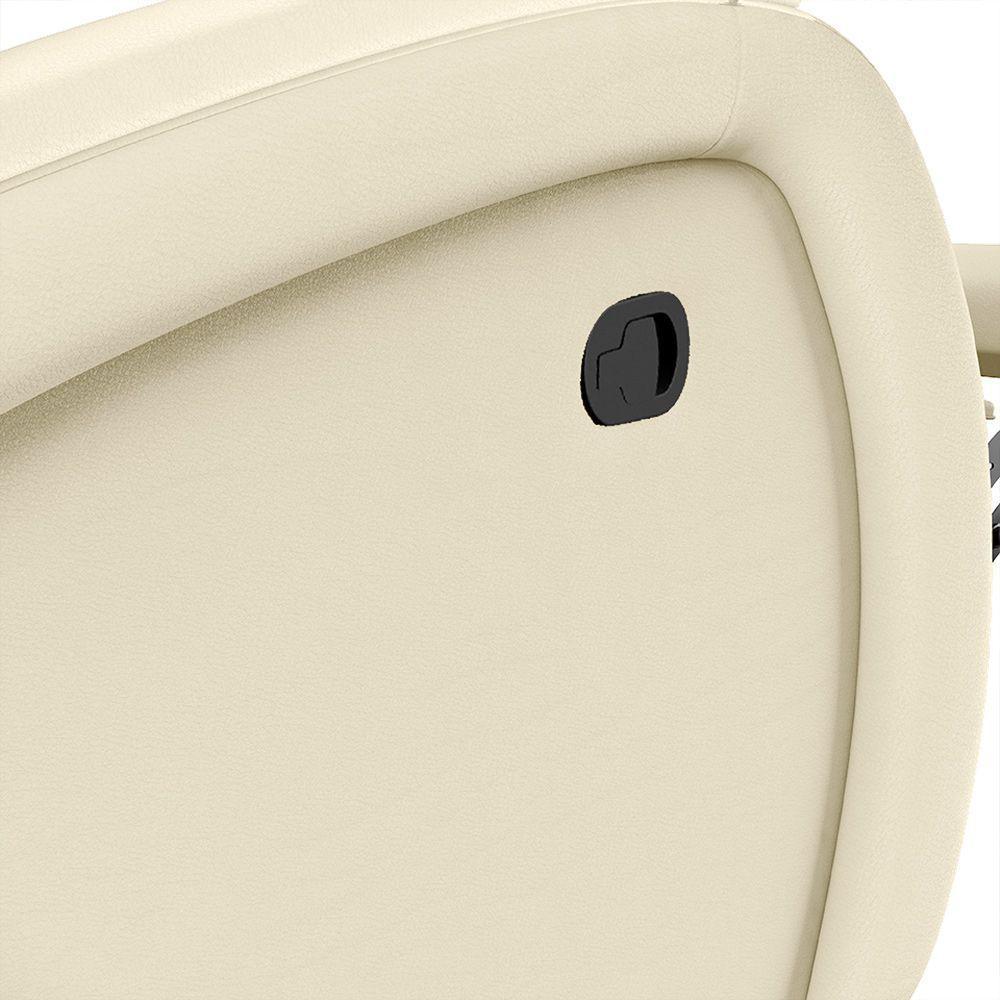 Poltrona Do Papai Reclinável Napoli Manual Gatilho Pu Bege Fh1 - D\'rossi - 4