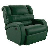 Poltrona Do Papai Reclinável Napoli Manual Gatilho Pu Verde Musgo Fh1 - D\'rossi - 1