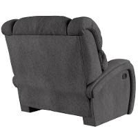 Poltrona Do Papai Reclinável Napoli Manual Gatilho Linho Grafite Fh1 - D\'rossi - 5
