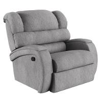 Poltrona Do Papai Reclinável Napoli Manual Gatilho Linho Cinza Fh1 - D\'rossi - 1