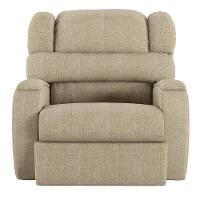 Poltrona Do Papai Reclinável Napoli Manual Gatilho Linho Fh1 - D\'rossi Cor Bege - 3