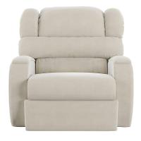 Poltrona Do Papai Reclinável Napoli Manual Gatilho Veludo Bege Fh1 - D\'rossi - 3