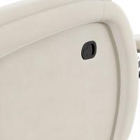 Poltrona Do Papai Reclinável Napoli Manual Gatilho Veludo Bege Fh1 - D\'rossi