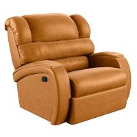 Poltrona Do Papai Reclinável Napoli Manual Gatilho Pu Whisky Fh1 - D\'rossi - 1