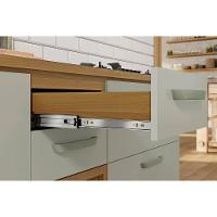 Cozinha Modulada Nesher Princesa 5pçs (1 Armário + 2 Balcões + 2 Paneleiros) C5P22 Freijo/Grafite - 8