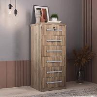 Cômoda 6 Gavetas Com Fechadura 1343 Ilan Castanho - 5