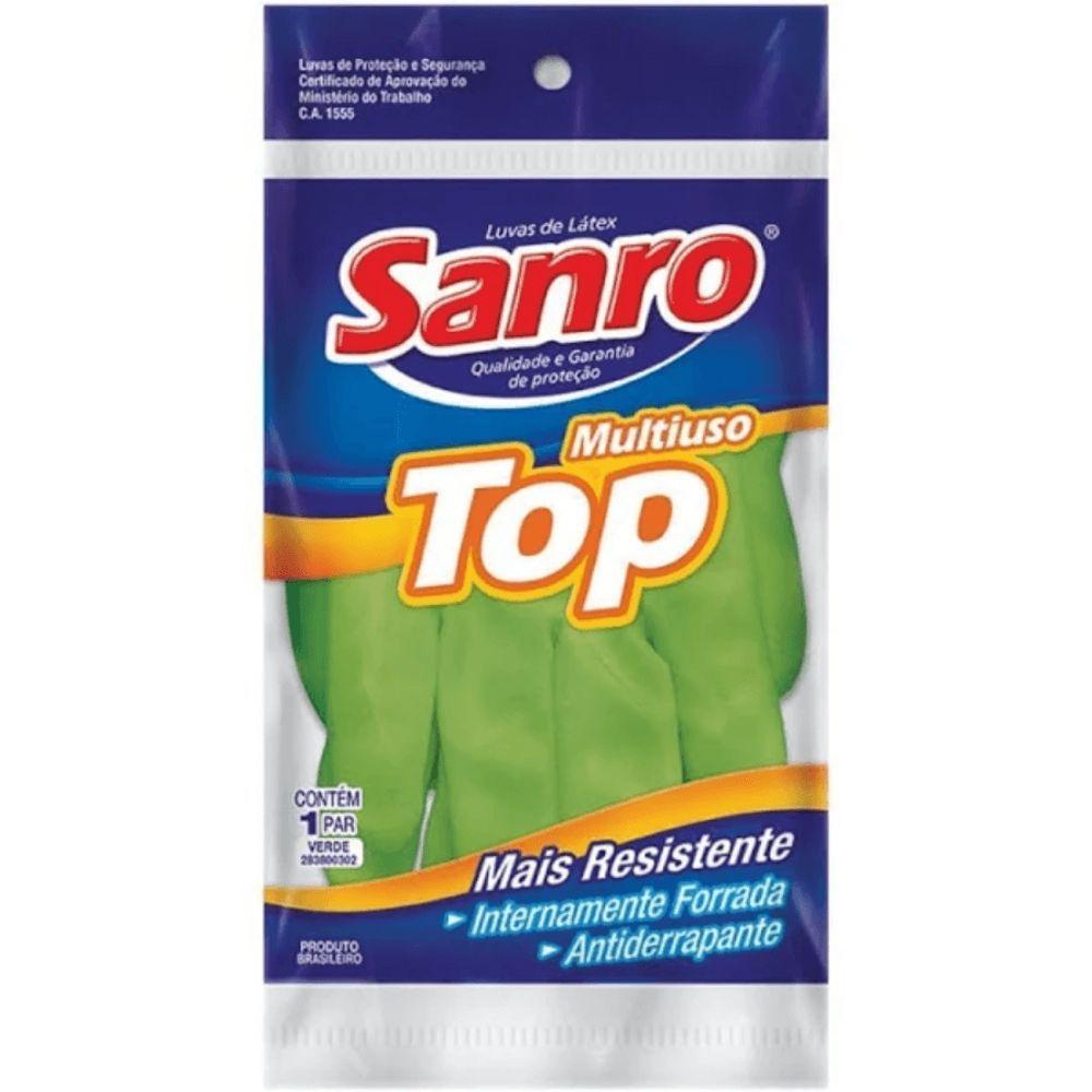 Luva Sanro Ant.for.top Verde Pequena - 1