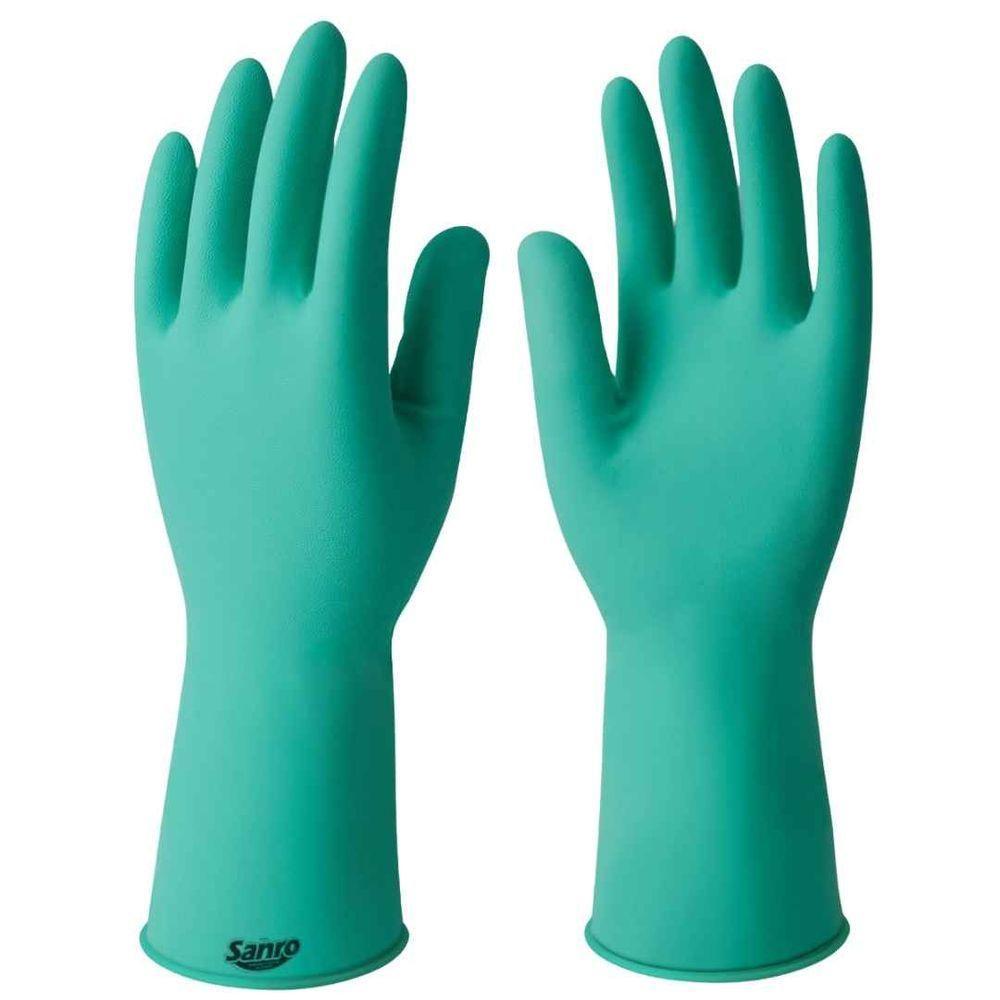 Luva Sanro Soft Verde Revestida Pequena - 1
