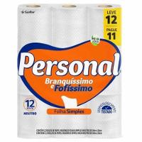 Papel Higiênico Personal Folha Simples 30m C/12 - 1