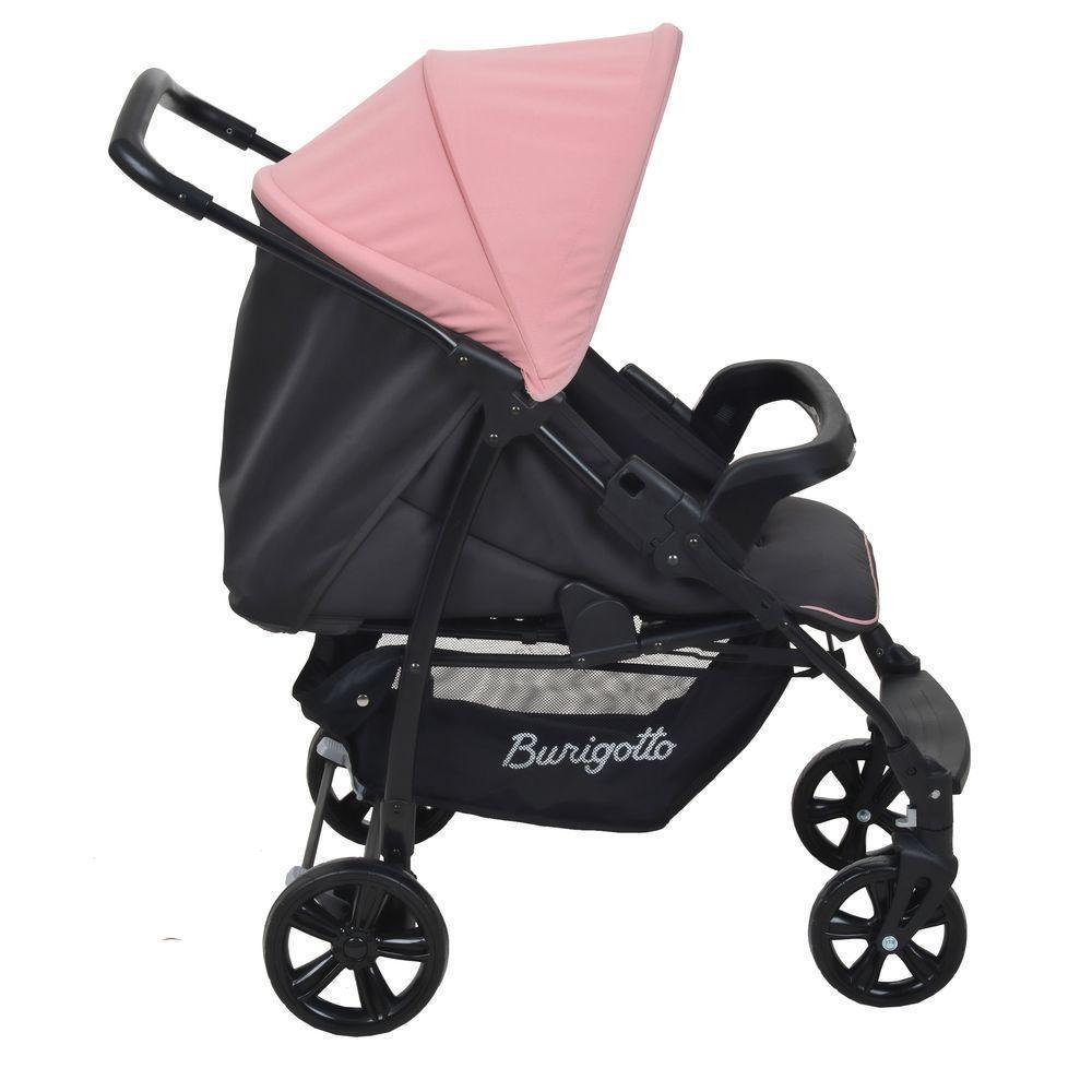 Travel System Burigotto Carrinho De Bebê Com Bebê Conforto Ecco + Touring X Rosa U - 4