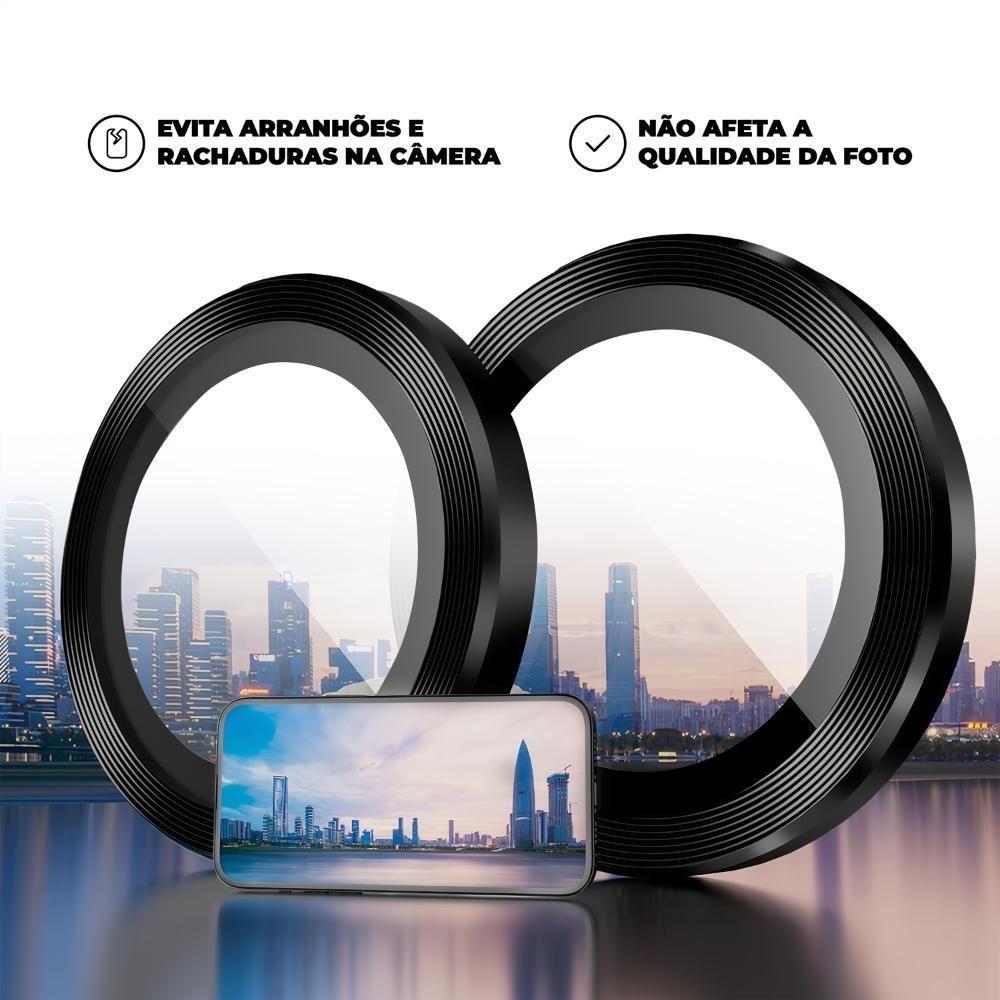 Protetor De Lente One Armor Para Iphone 14 Pro - Preto - Gshield - 2