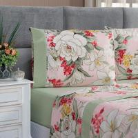 Jogo De Cama Estampado Micropercal 200 Fios Naturale Queen 04 Peças - Killy. - 2