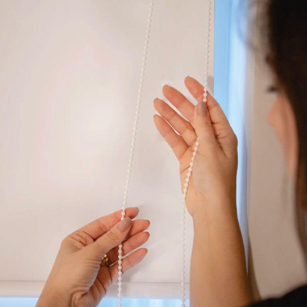 Persiana Rolo Blackout Pinpoint Branca - 1,60m X 2,00m - 4