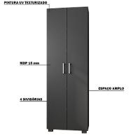 Estante de Livros para Escritório Home Office Portas Grandes - 7