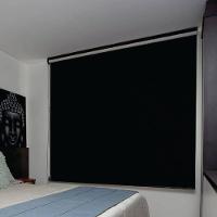 Persiana Rolo Blackout Pinpoint Preta - 2,00m X 1,40m