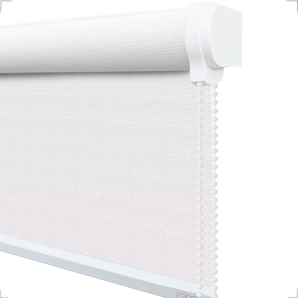 Persiana Rolo Screen 3% Branco - 1,00m X 2,30m - 1