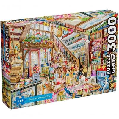 Quebra-cabeça 3000 Peças Loja De Brinquedos - Grow 4258