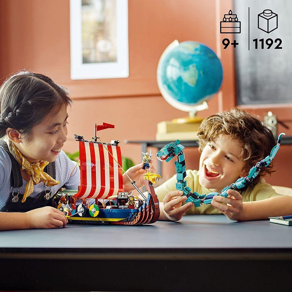 Lego Creator 3 Em 1 Navio Viking - 31132 - 4