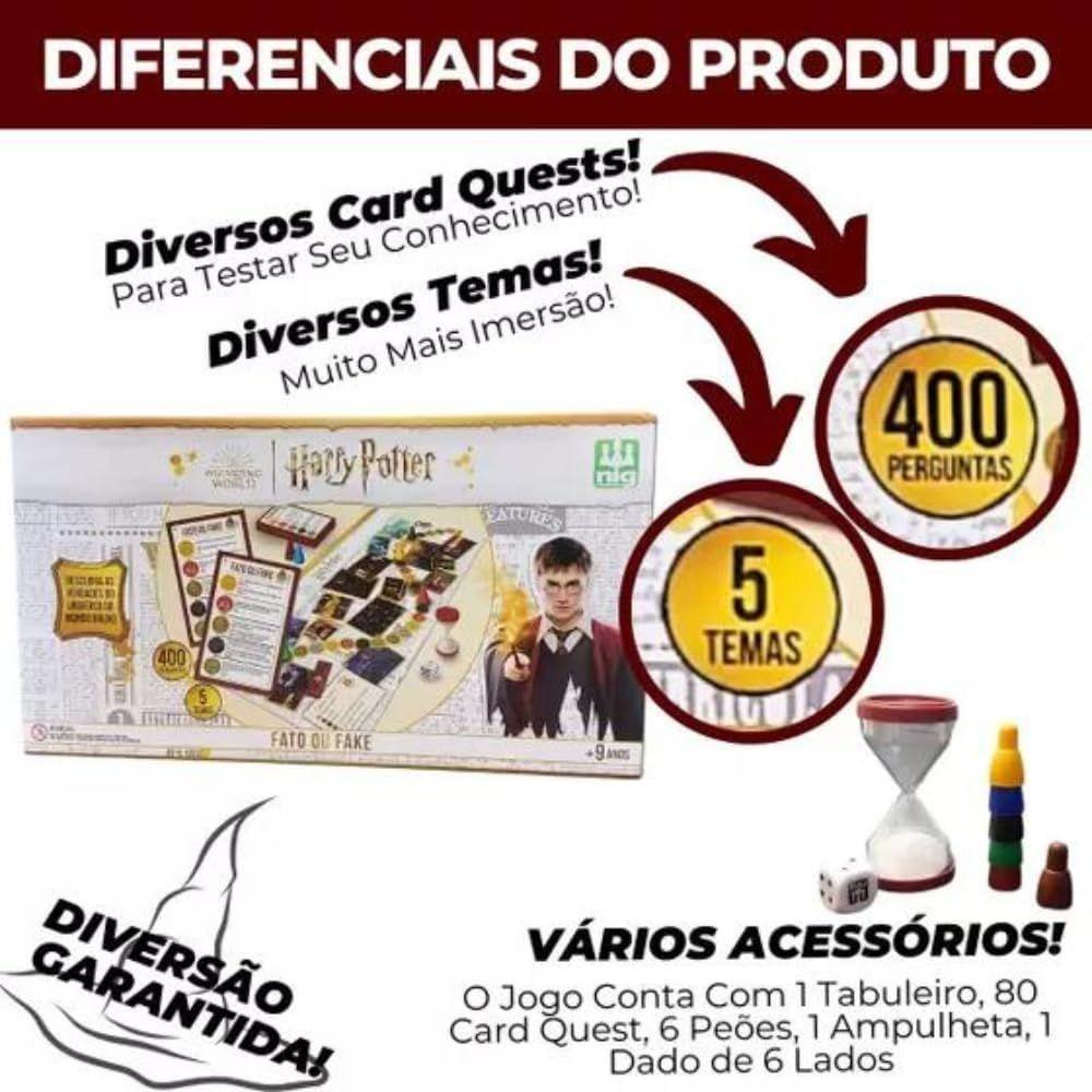 Jogo Fato Ou Fake Harry Potter Wizarding World - Nig 0592 - 2