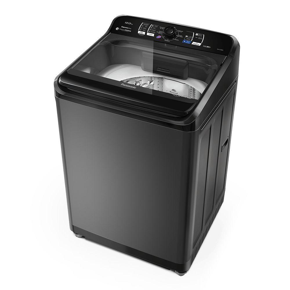 Máquina de Lavar Panasonic Função Vanish 12kg Titânio - NA-F120B1T 110V - 2