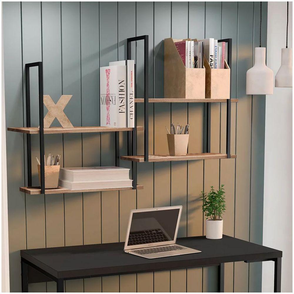 Kit 04 Prateleiras Multiuso Industrial Boreal Demolição 60cm - 7