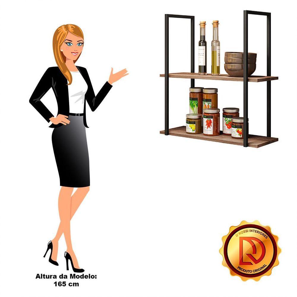 Kit 04 Prateleiras Multiuso Industrial Boreal Demolição 60cm - 9
