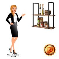 Kit 04 Prateleiras Multiuso Industrial Boreal Demolição 60cm - 9