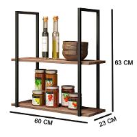Kit 04 Prateleiras Multiuso Industrial Boreal Demolição 60cm - 10