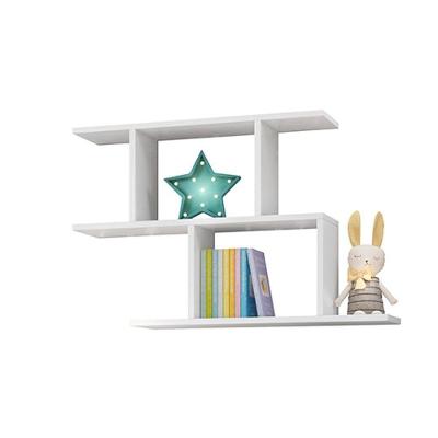 Prateleira Decorativa Infantil 2 Nichos Mimo Q01 Branco