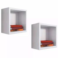 Nichos Decorativo kit com 3 Unidades Branco - 5