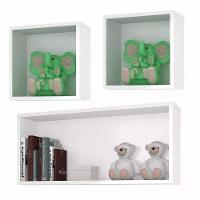 Nichos Decorativo kit com 3 Unidades Branco - 6