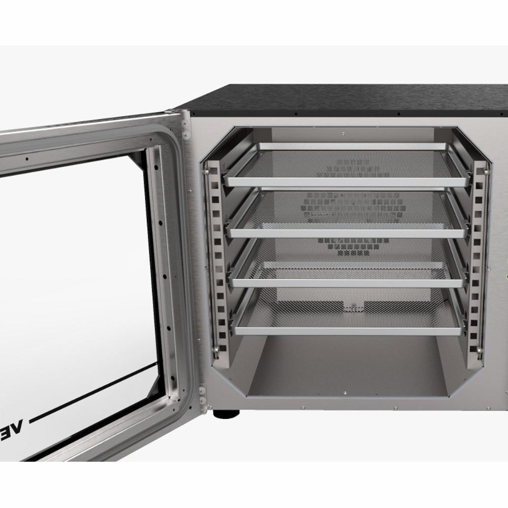 Forno Turbo Convector Elétrico Smart Basic 4 Esteiras Inox E Painel Vermelho Fcsb4e - Venâncio 220v - 2