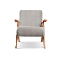 Poltrona Braço De Madeira Laguna linho Cinza 101 - 2