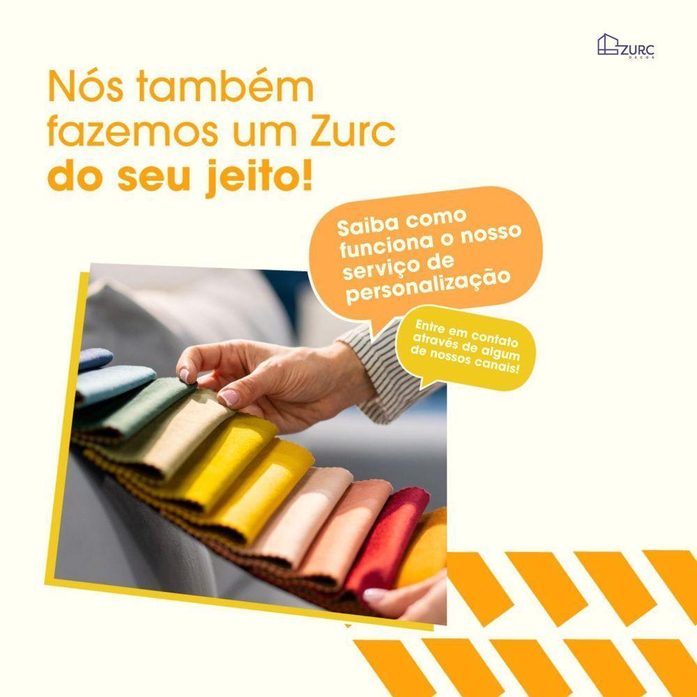 Puff Retangular Para Sala áquila linho Bege 103 - 2