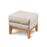 Puff Retangular Para Sala áquila linho Bege 103 - 1