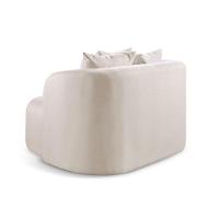 Sofá Curvo Orgânico Orion linho Nude 100 - 3