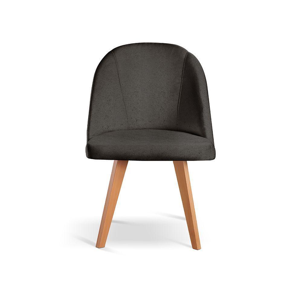 Cadeira Para Mesa De Jantar Lua linho Preto 102 - 1