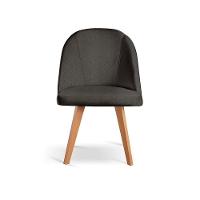 Cadeira Para Mesa De Jantar Lua linho Preto 102 - 1