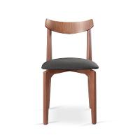 Cadeira Mesa De Jantar Aurora Imbuia linho Preto 102 - 1