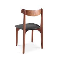 Cadeira Mesa De Jantar Aurora Imbuia linho Preto 102 - 3