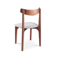 Cadeira Mesa De Jantar Aurora Imbuia linho Cinza 101 - 3