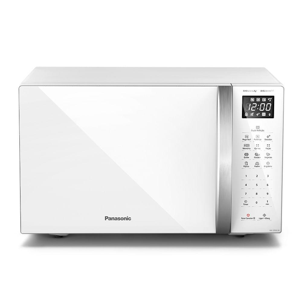 Micro-ondas Panasonic Dupla Refeição 34L Branco - ST65LWRU 220V - 1