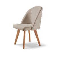 Cadeira Para Mesa De Jantar Lua linho Bege 103 - 2