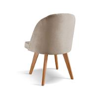 Cadeira Para Mesa De Jantar Lua linho Bege 103